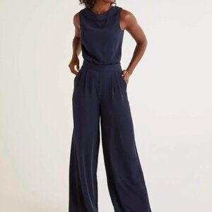 Boden Navy Clarissa Jumpsuit size 6